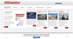 Desktop Screenshot of elektroinstalator.com.pl